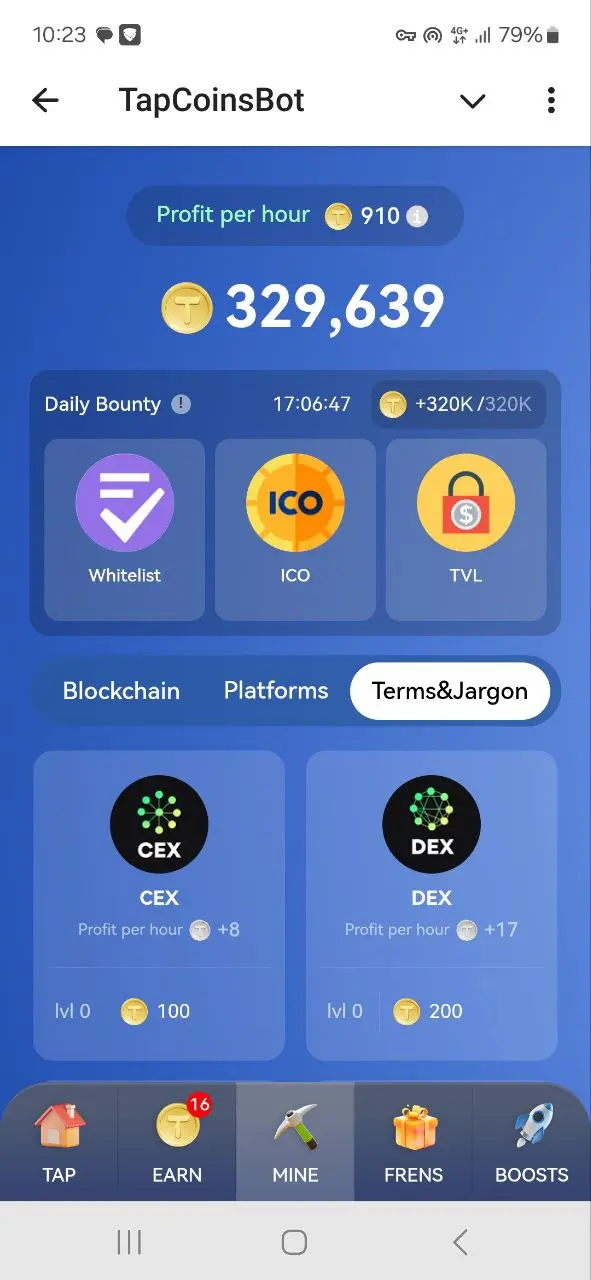 آموزش باز کردن قفل کارت های امروز tapcoins تپ کوین