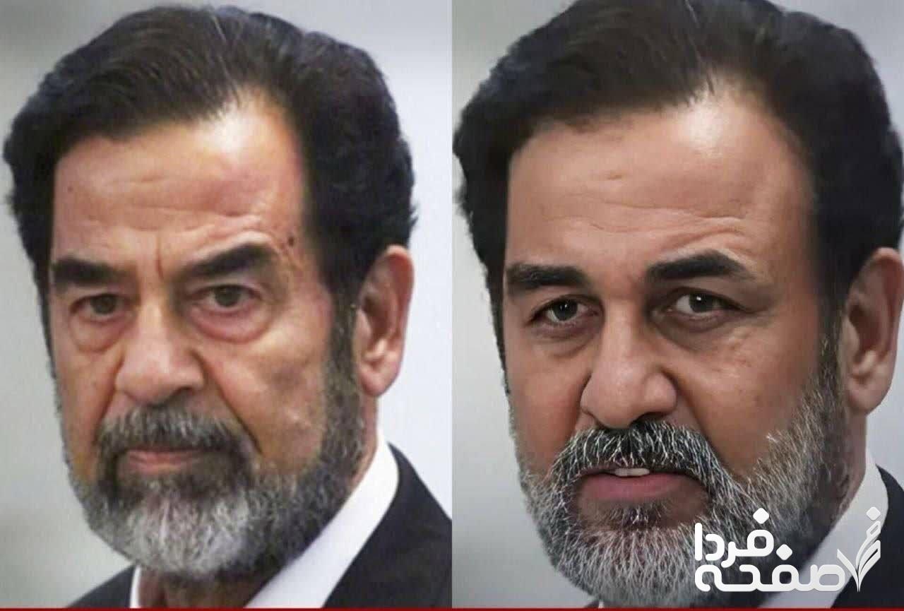 گریم رضا عطاران در نقش صدام