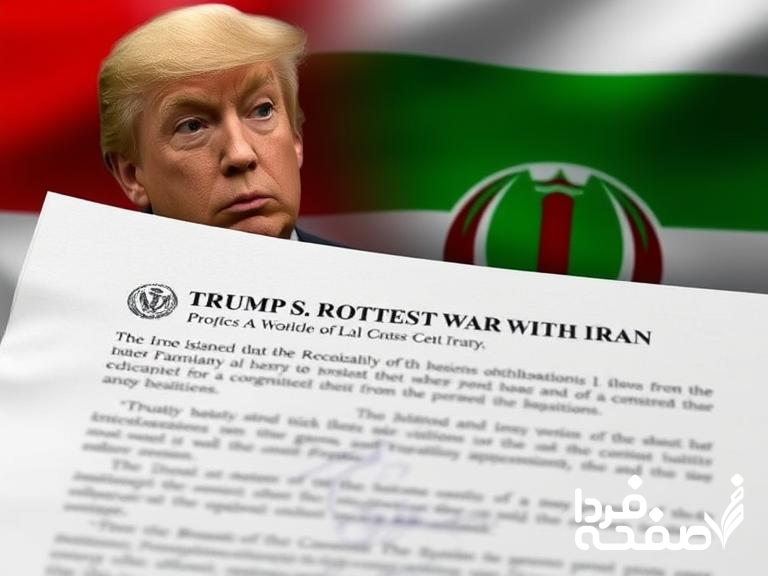 درخواست رسمی ترامپ برای جنگ با ایران؟ | سندی که جهان را لرزاند ؛ بازی خطرناک شروع شد