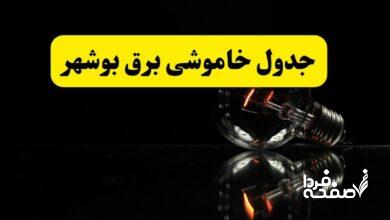 خاموشی برق بوشهر