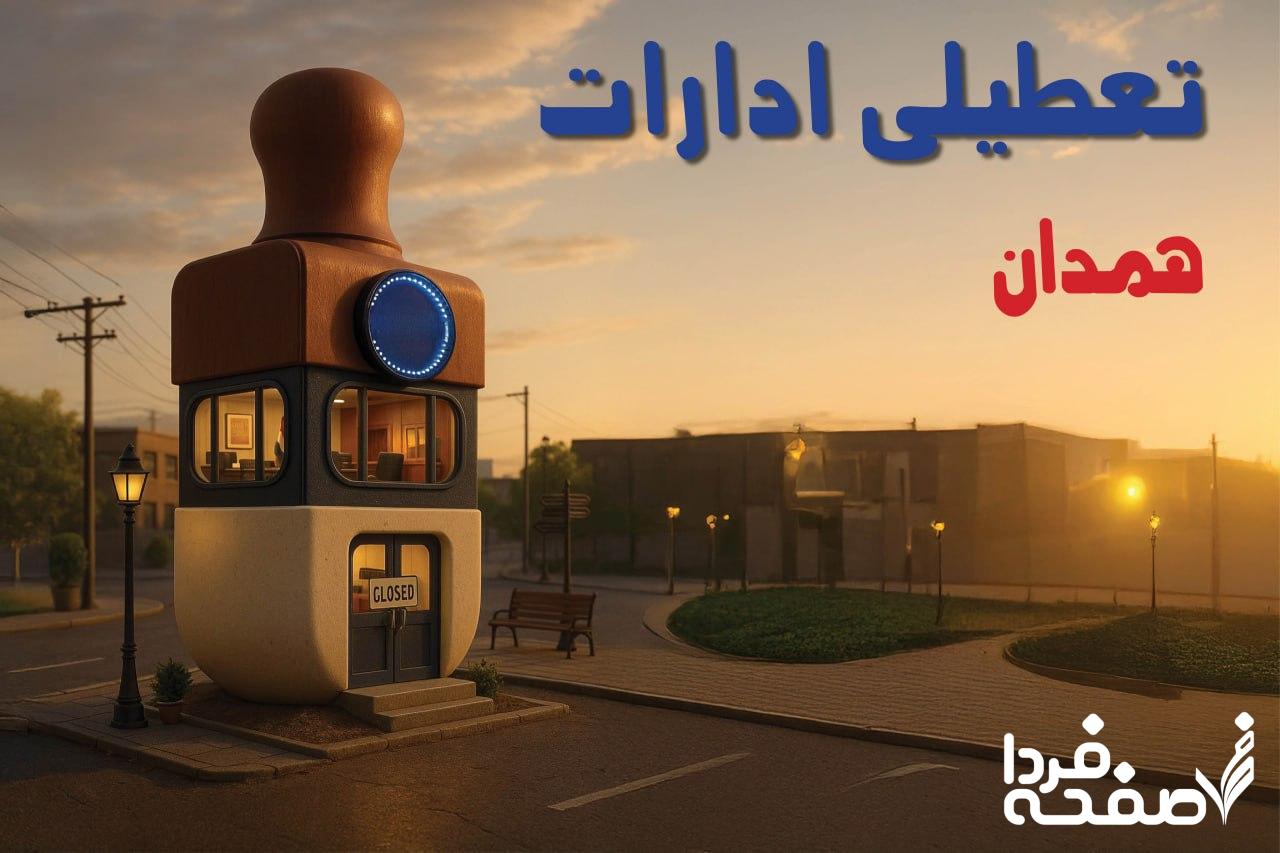 تعطیلی ادارات همدان