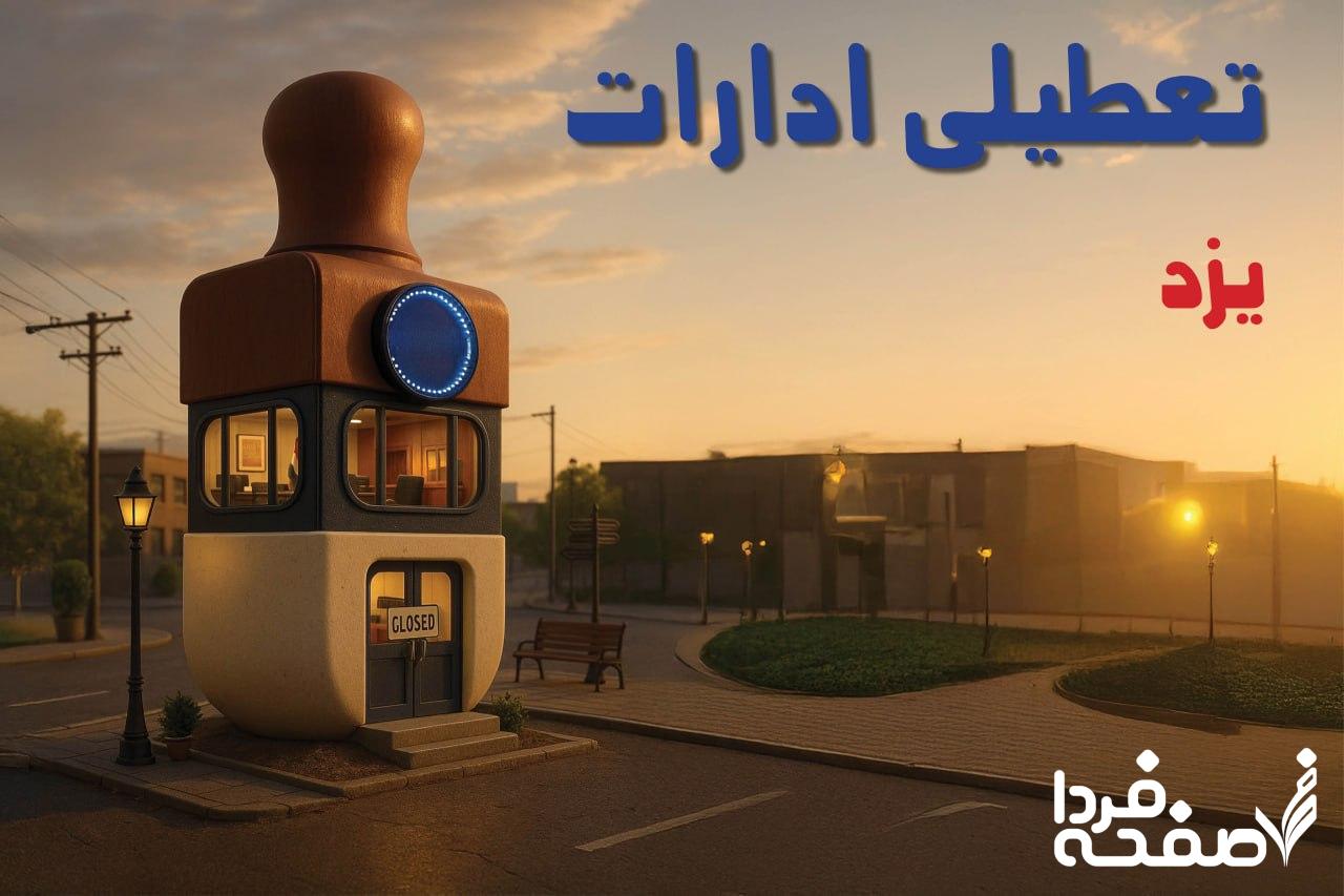 تعطیلی ادارات یزد