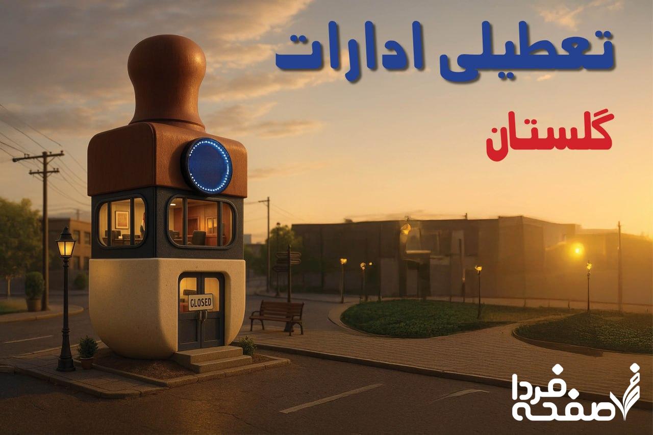 تعطیلی ادارات گلستان