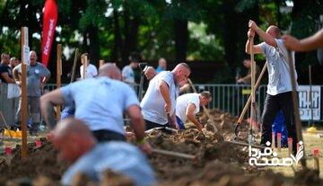 مسابقه بین‌المللی قبرکنی در مجارستان/ عکس
