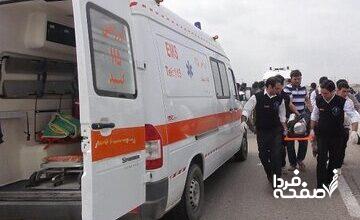 انحراف مینی‌بوس  از جاده ۱۴ مصدوم برجای گذاشت