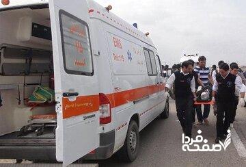 انحراف مینیبوس از جاده ۱۴ مصدوم برجای گذاشت