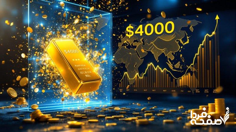 طلا برای نخستین بار رکورد تاریخی زد