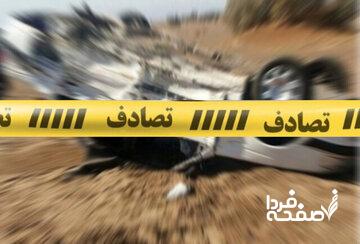 واژگونی خودرو موجب مرگ یک معلم شد/ عکس