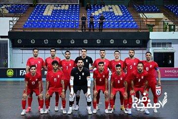 لیست تیم ملی فوتسال برای بازی با روسیه