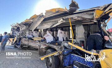 جزئیات جدید از علت تصادف اتوبوس دانشجویان در سمنان/ راننده اتوبوس بازداشت شد