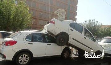 تصادف زنجیرهای در بزرگراه هاشمی رفسنجانی تهران