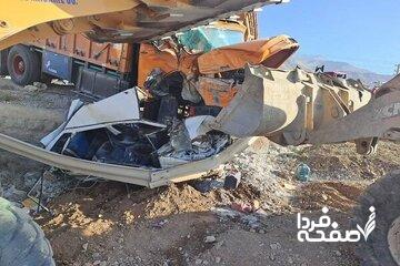 جزئیات تصادف زنجیره ای در جاده دماوند/ آمار مصدومان و فوتیها