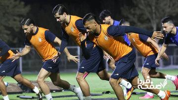 دو مهمان ویژه در تمرین تیم ملی