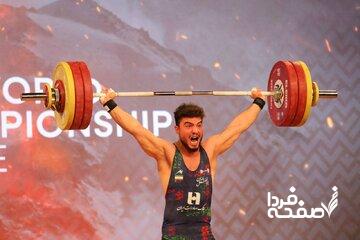 وزنهبردار جوان ایران تا نزدیکی مدال جهانی رفت