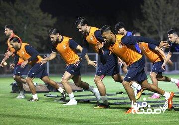 تمرین تیم ملی فوتبال ایران با یک مهمان ویژه