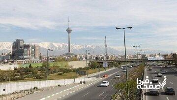 هوای تهران در شرایط قابل قبول است