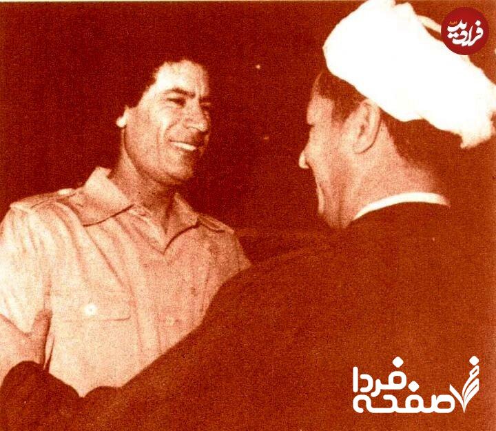 عکس/ دیدار هاشمی رفسنجانی با معمر قذافی جوان