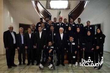 عارف: جریانی در دنیا ایرانیان را افراد خشن معرفی کردهاند/ ورزش تأثیر مثبتی بر سلامت جسم دارد/ المپیک ۲۰۲۸ یک فرصت حیثیتی برای کشورمان است