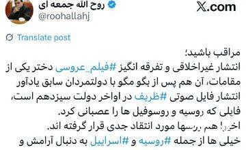 تشبیه ماجرای فیلم عروسی دختر شمخانی به فایل صوتی ظریف/ مدیر پیشین وزارت کشور توضیح می دهد