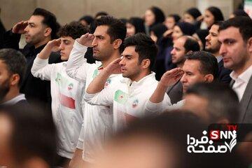 پیام جامعه ورزش ایران به رهبر انقلاب: سربازان ایران در جنگ نرم خواهیم بود
