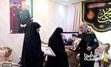 اعطای درجه سپهبدی به شهید علی شادمانی