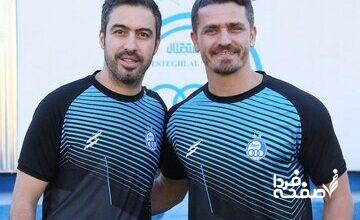 عکس| استقبال از وریا در تمرین استقلال با تونل وحشت خندان!