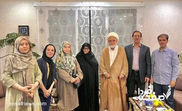 کروبی در دیدار با فرزندان موسوی و رهنورد؛ برخی در مجلس برای پوتین یقه پاره می‌کنند/ کروبی موسوی را با چه صفتی یاد کرد؟ + تصویر