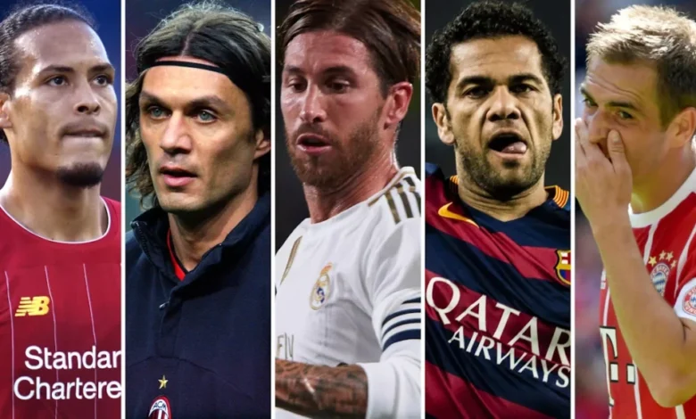 بهترین مدافعان تاریخ فوتبال از نگاه طرفداران