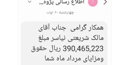 توییت مالک شریعتی نماینده مجلس