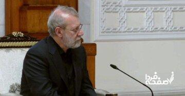 توئیت جدید علی لاریجانی به زبان انگلیسی درباره رفع تحریم ها و پیام آمریکا برای مذاکره