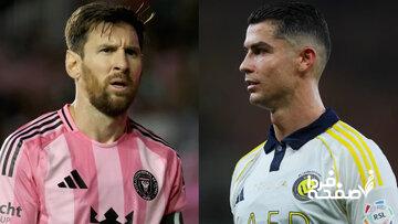 ادعای جنجالی رونالدو درباره مسی:از من بهتر نیست!