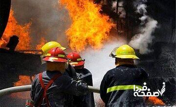 انفجار پمپ بنزین در عجب شیر