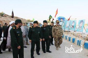 سردار وحیدی در بازدید از منطقه دوم ندسا؛ دشمن  جرات نمی کنند نگاه چپ به این آب و خاک بیندازند