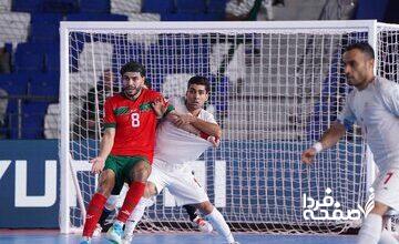 تساوی فوتسال ایران مقابل مراکش در بازی‌های کشورهای اسلامی