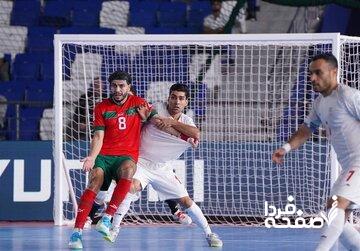 تساوی فوتسال ایران مقابل مراکش در بازیهای کشورهای اسلامی