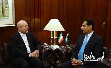 تصویر خاص از دیدار قالیباف با همتای پاکستانی