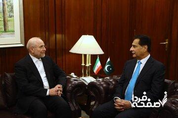 تصویر خاص از دیدار قالیباف با همتای پاکستانی