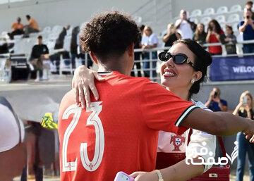 عکس| عشق جورجینا به کریستیانو جونیور