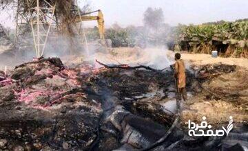 آتش سوزی در خط انتقال آب؛ ماجرا چیست؟