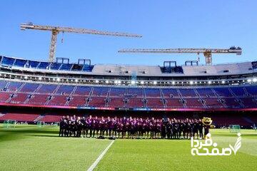 عکس| بازگشت بارسلونا به نیوکمپ