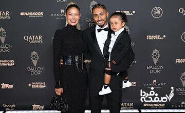 عکس|درخواست ضد یامال همسر رافینیا از هواداران بارسلونا!