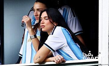 عکس | دوا لیپا طرفدار این دو تیم غول جهان است!