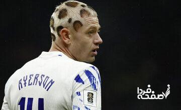 عکس| مدل موی ستاره تیم ملی نروژ با طرح پلنگ ایرانی