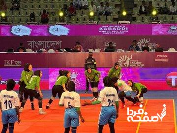 سومین پیروزی تیم ملی کبدی زنان در قهرمانی جهان