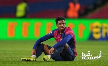 مصدومیت عجیب ستاره بارسلونا